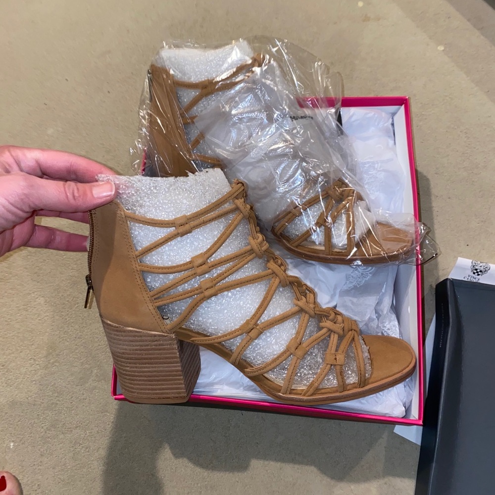 Vince Camuto - Karika Tan Suede Size 9.5
